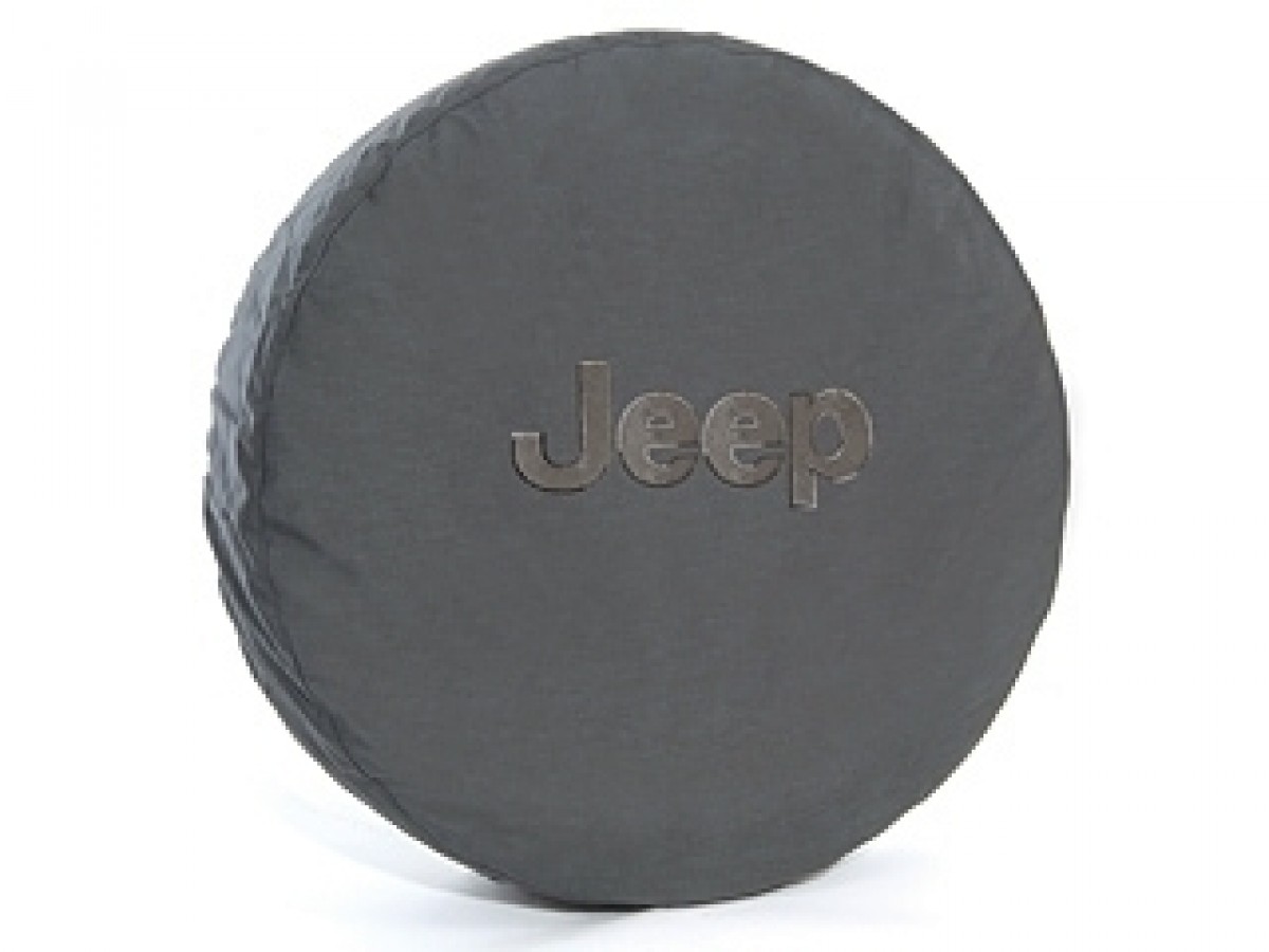 Authentic JSPAA Spare Tire Cover Cloth Black Jeep Logo