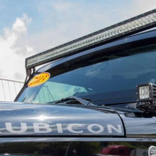 Authentic Mopar Decal Rubicon Silver
