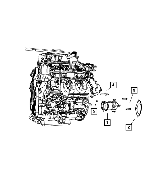 Engine Starter - JSPAA (4748046AC)
